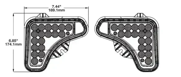 12V GEN 5 LED HL BOBCAT RH