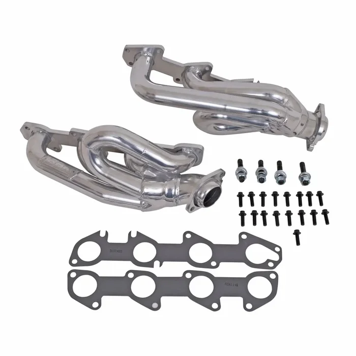 2003-2008 DODGE RAM TRUCK 5.7L HEMI 1-3/4 SHORTY HEADERS (POLISHED SILVER CERAMIC)
