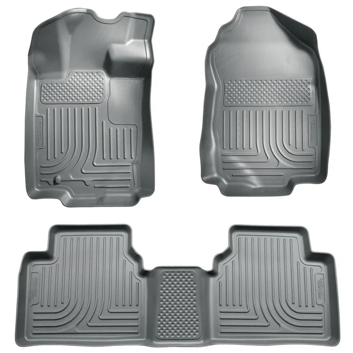 2010-2012 Ford Fusion/Lincoln MKZ (FWD) WeatherBeater Combo Gray Floor Liners by Husky Liners (98362)