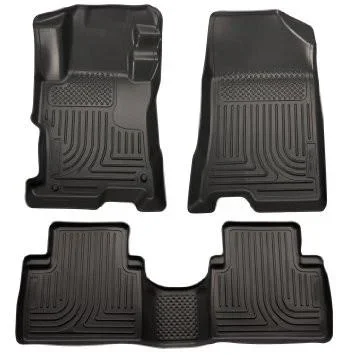 2014 Kia Sorento Weatherbeater Black Front & 2nd Seat Floor Liners by Husky Liners (99871)
