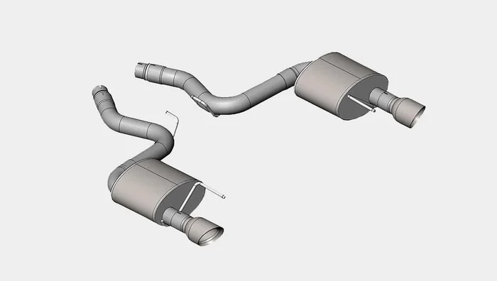 2015 Ford Mustang GT 5.0 Catback System with Polished Tips by Corsa (14328)