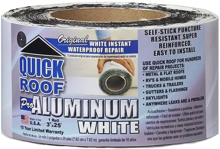 3’X25′ WHITE QUICK ROOF
