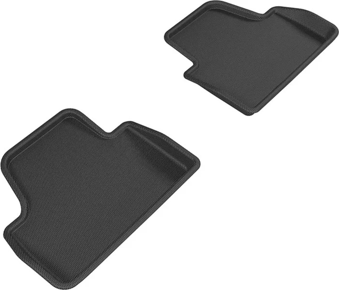 3D MAXpider 14-20 BMW 4 Series Convertible Kagu 2nd Row Floormats – Black