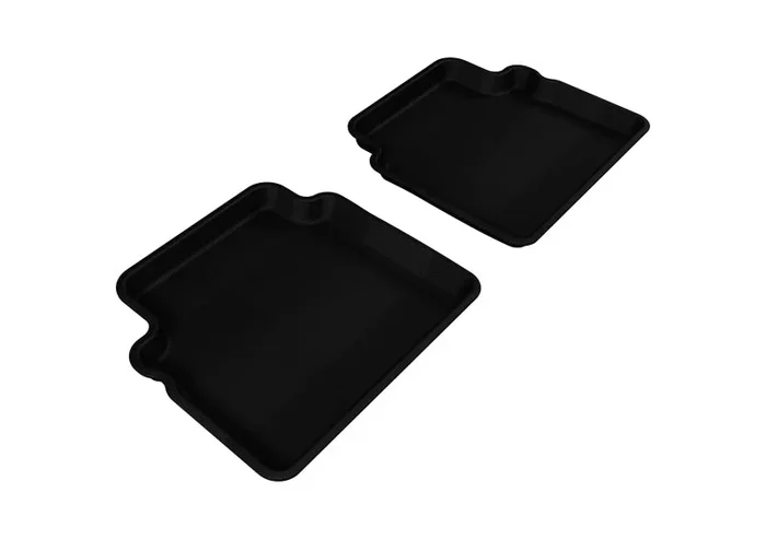 3D MAXpider 2007-2011 Chevrolet Aveo Kagu 2nd Row Floormats – Black