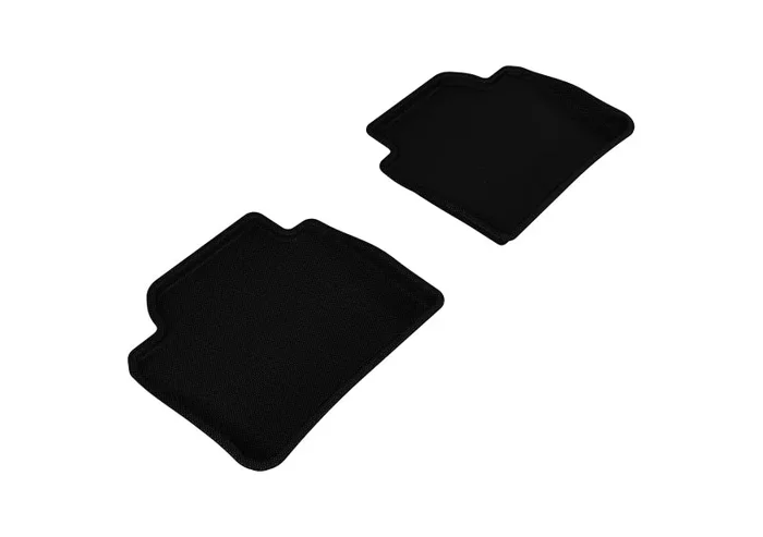 3D MAXpider 2012-2020 BMW 3 Series/4 Series Gran Coupe F30/F36 Kagu 2nd Row Floormats – Black