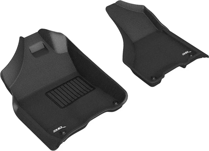 3D MAXpider 2012-2020 Dodge Ram 1500 Crew/2500/3500 Crew/Mega Kagu 1st Row Floormat – Black