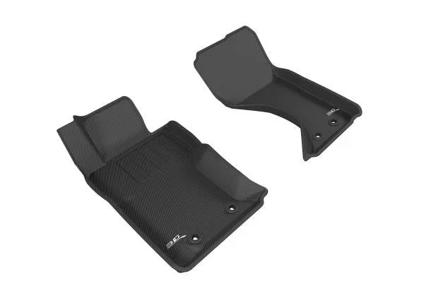 3D MAXpider Floor Mats Fiat 124 Spider (2017-2020) All-Weather Kagu Series – Front Row Only