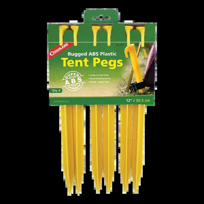6PK 12′ TENT PEGS