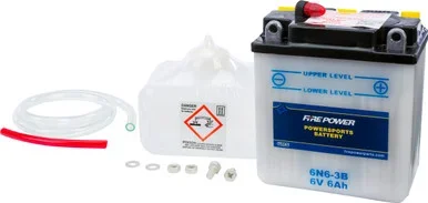 6V Standard Battery with Acid Pack 6N6-3B