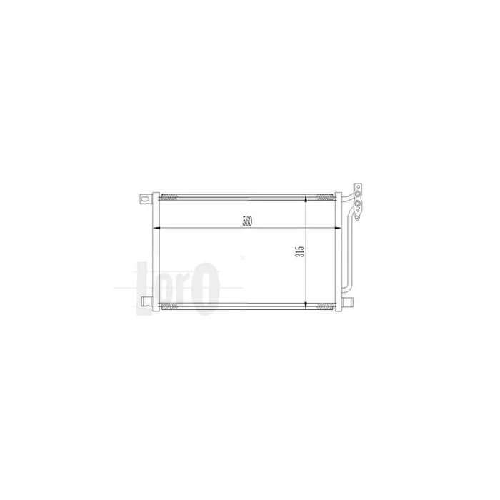 Abakus 0040160009 Air Conditioning Condenser
