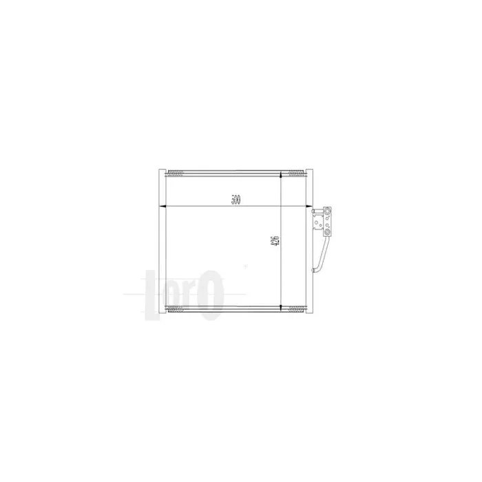 Abakus 0040160011 Air Conditioning Condenser