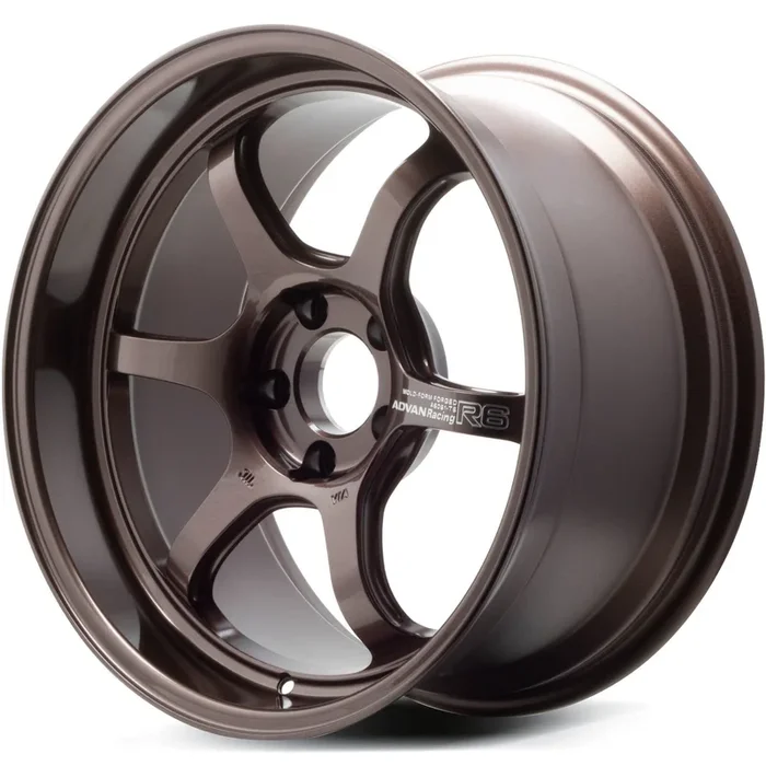 Advan Racing R6 Racing Copper Bronze 18×8.5 | 5×100 (YA68H45DCB)
