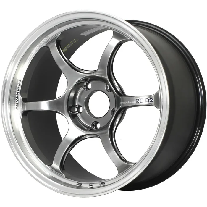 Advan Racing RG-D2 Hyperblack w/ Machined Lip 18×9.5 | 5×120 (YAT8J35WHB)