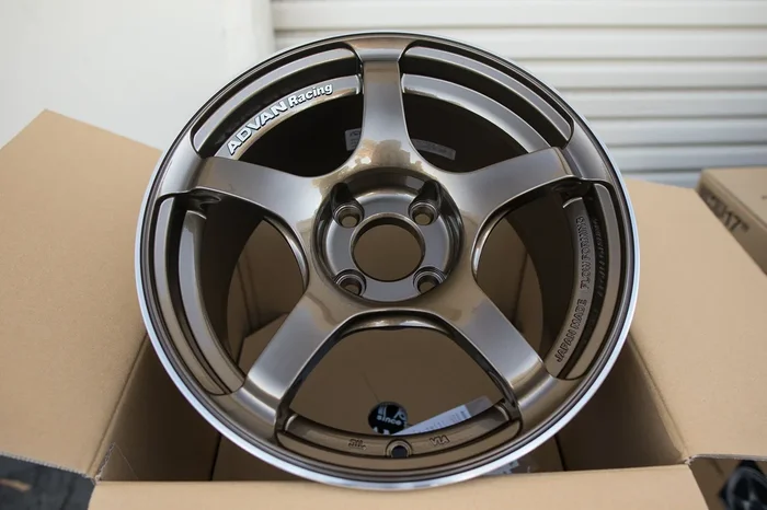 Advan TC4 15×8 +35 4×100 Umber Bronze Metallic (SET)