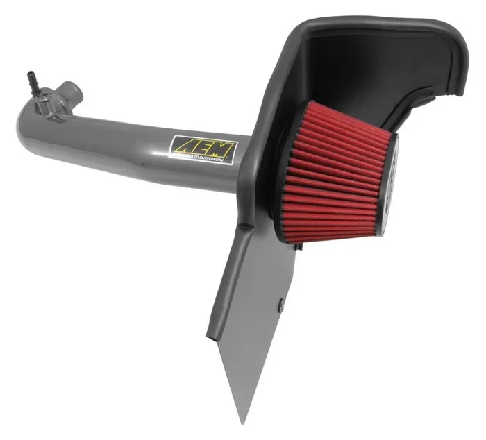 AEM Cold Air Intake – Gunmetal Grey | 2015+ Ford Mustang Ecoboost (21-740C)