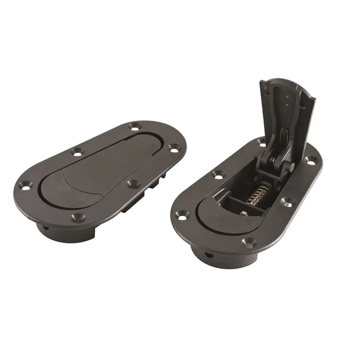 AeroCatch 120-2000 Latches (Above Panel) Black Aluminum Non-Locking Hood Pins