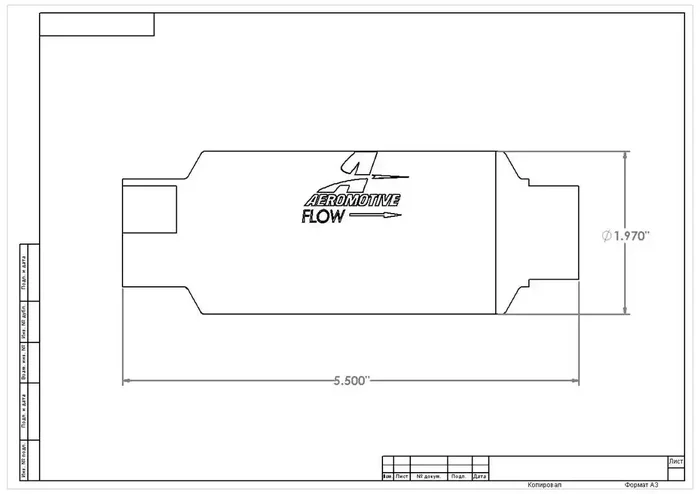 AEROMOTIVE 12324 FILTER IN-LINE AN-10 SIZE