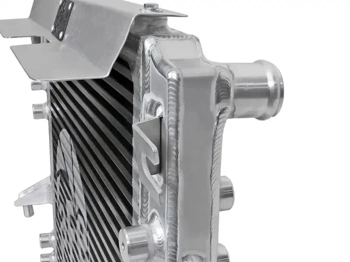 aFe 46-50002-B BladeRunner GT Series Bar and Plate Radiator w/ Black Hoses 07-11 Jeep Wrangler (JK) V6 3.8L