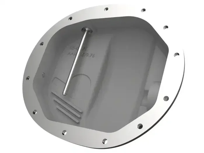 aFe 46-71121B Pro Series AAM 9.5/9.76 Rear Diff Cover Black w/Mach Fins & Oil 14-19 GM Silverado/Sierra 1500