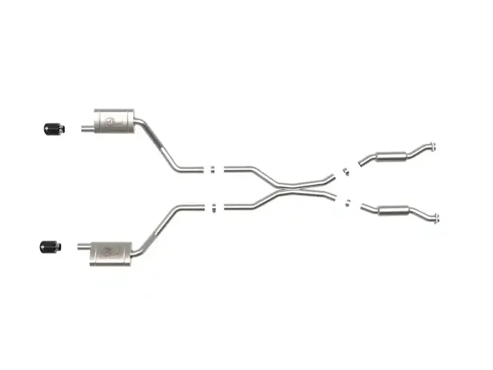 aFe 49-32086-B 11-21 Dodge Durango V6-3.6L / V8-5.7L MACH Force-Xp 304 SS Cat-Back Exhaust System w/ Black Tip