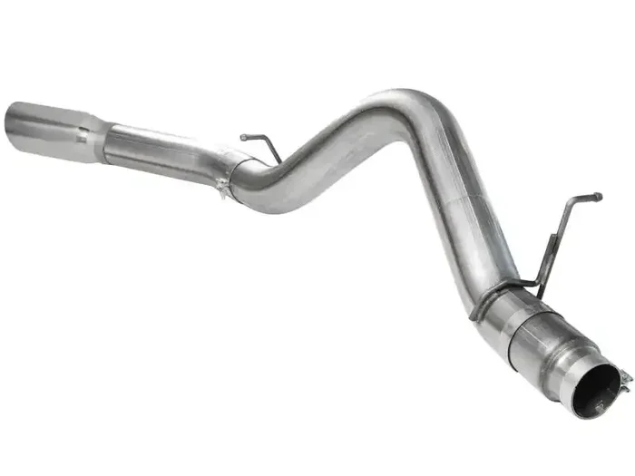 aFe 49-44041-P MACHForce XP Exhaust 5in DPF-Back SS 11-13 GM Diesel Trucks V8-6.6L (td) (LML) (Pol Tip)