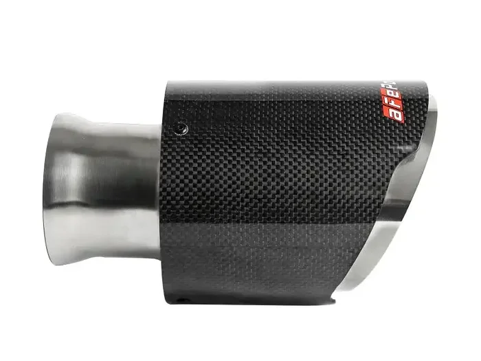 aFe 49C32068-C MACH Force-XP 4-1/2in Carbon Fiber OE Replacement Exhaust Tips – 15-19 Dodge Charger/Hellcat