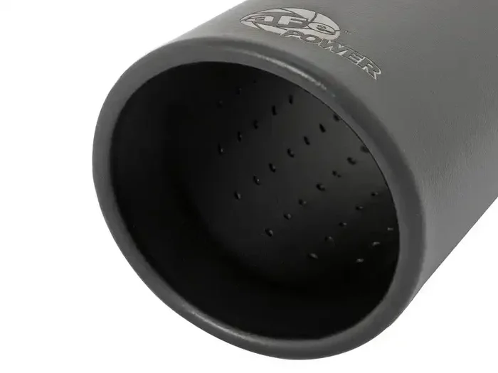 aFe 49T30404-B121 MACH Force-Xp 409 Stainless Steel Clamp-on Exhaust Tip 3in Inlet 4in Outlet – Black