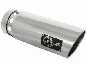 aFe Power MACH Force-Xp 304 Stainless Steel Intercooled Clamp-on Exhaust Tip Polished 5 IN Inlet x 6 IN Outlet x 16 IN L – 49T50601-P161