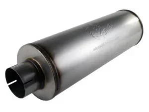 aFe Power MACH Force-Xp 409 Stainless Steel Muffler 4 IN ID Center/Center x 8 IN Dia x 30 IN L – 49-91002