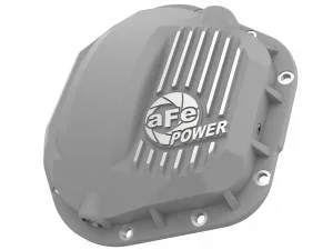 aFe Power Street Series Front Differential Cover Raw w/ Machined Fins Ford F-250/F-350/Excursion 99-16 V8-7.3L/6.0L/6.4L/6.7L (td) – 46-70080