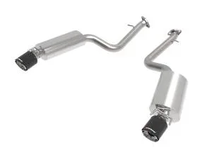 aFe Power Takeda 2-1/2 IN 304 Stainless Steel Axle-Back Exhaust System w/ Carbon Fiber Lexus IS350 14-23 V6-3.5L – 49-36060-C