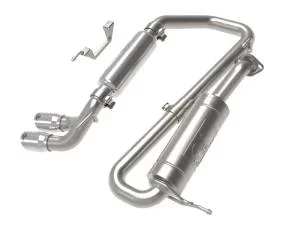 aFe Power Takeda 2-1/4 IN 304 Stainless Steel Cat-Back Exhaust w/ Polished Tip Suzuki Jimny 18-22 L4-1.5L – 49-37020-P