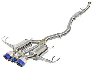 aFe Power Takeda 3 IN 304 Stainless Steel Cat-Back Exhaust System w/ Blue Flame Tip Honda Civic Type R 17-21 L4-2.0L (t) – 49-36616-L