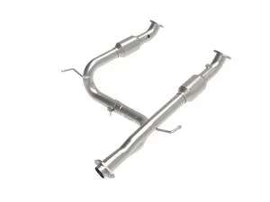 aFe Power Twisted Steel Y-Pipe 2-1/2 to 3 IN 409 Stainless Steel Toyota Tacoma 05-15 V6-4.0L – 48-46006-RC
