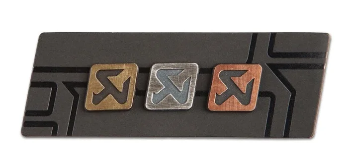 Akrapovic Copper/silver/brass pin set – large