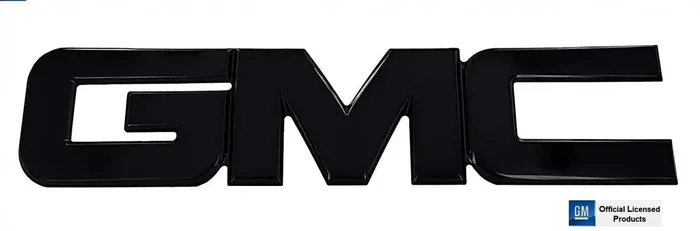 All Sales 96503K AMI ”GMC” GRILLE EMBLEM- BLACK POWDERCOAT