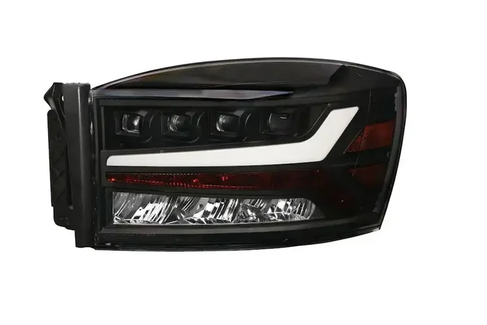 Alpha Owls 7180123 – Quad Pro LED Headlight Black Housing