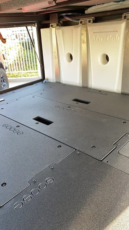Alu-Cab Canopy Camper – Sleep Deck Panel – Utility Module to Utility Module