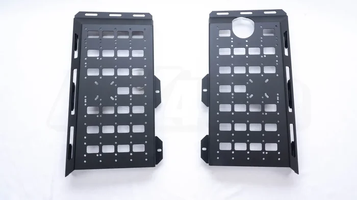 Alu-Cab Canopy Camper Rear Fireplace Molle Plate Pair