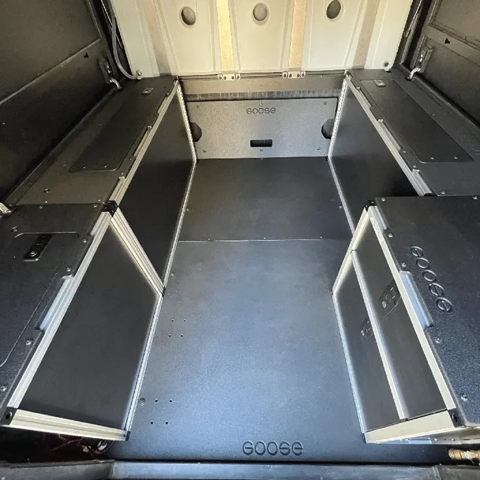 Alu-Cab Canopy Camper V2 – Ford Ranger 2019-2023 4th Gen. – Bed Plate System – 5′ Bed