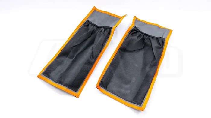 Alu-Cab Canvas Mesh Pockets in Rear Pockets