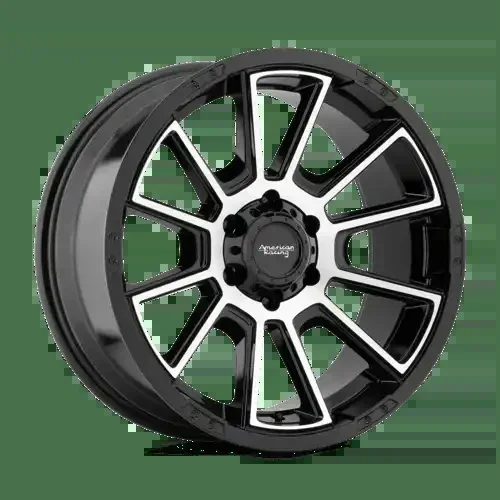American Racing AR93329050500 AR933 20X9 5X5.0 G-BLK MACH 00MM