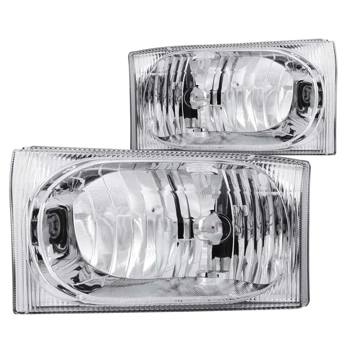 Anzo Crystal Headlights Ford Excursion (00-04) [Chrome Housing] 111023