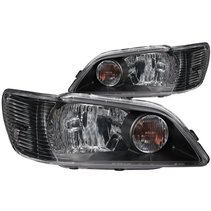 Anzo Crystal Headlights Mitsubishi Lancer (2002-2003) OEM Replacement w/ Black Housing 121101
