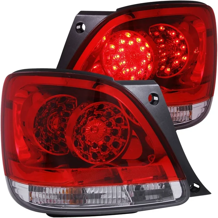 Anzo LED Tail Lights Lexus GS300 (01-05) GS400 (2001) GS430 (02-05) Red/Clear Lens – 321101
