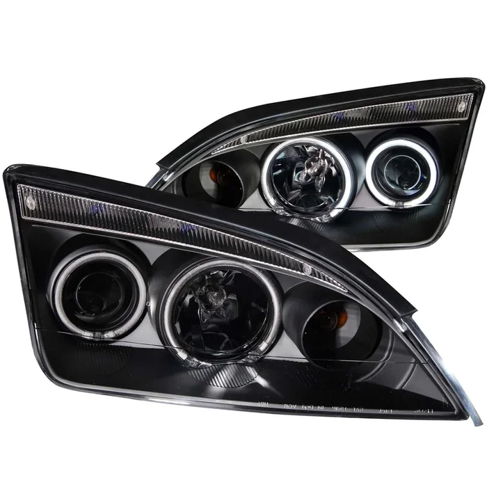 Anzo Projector Headlights Ford Focus ZX4 (05-07) [w/ CCFL Halo – Black Housing] 121198