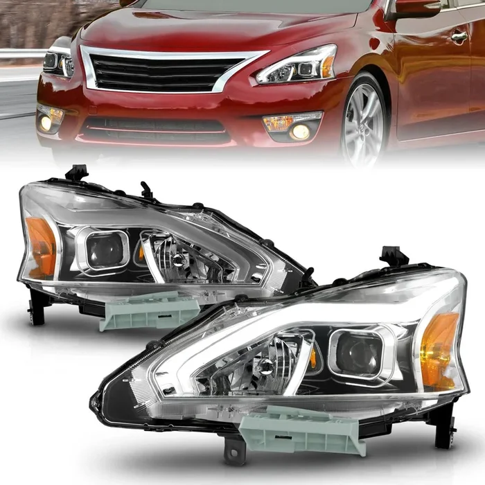 Anzo Projector Headlights Nissan Altima Sedan (13-15) Light Bar G2
