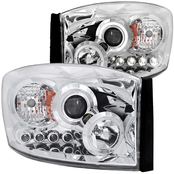 ANZO USA 111210 Projector Headlight Set w/Halo