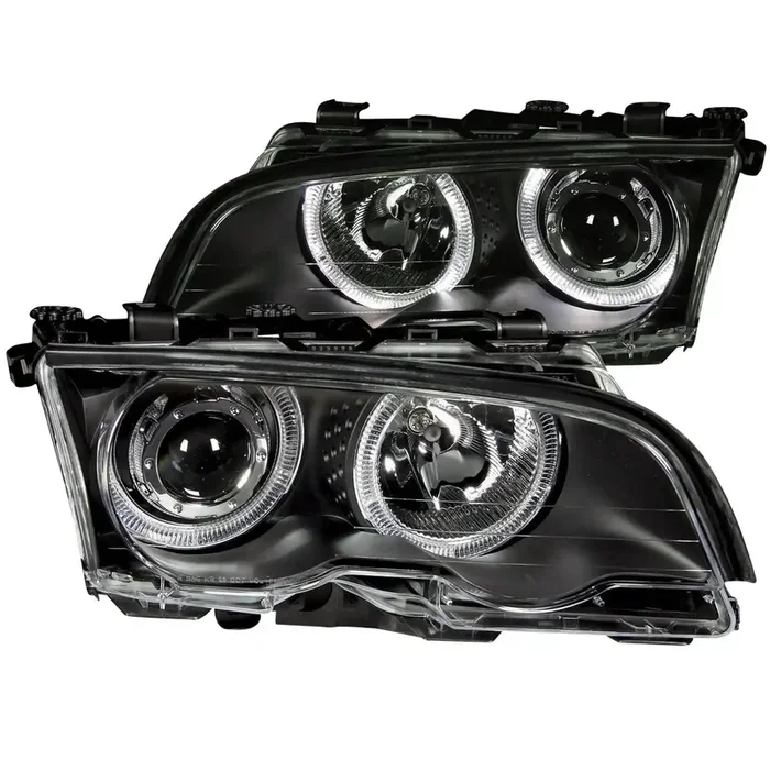 ANZO USA 121013 Projector Headlight Set w/Halo