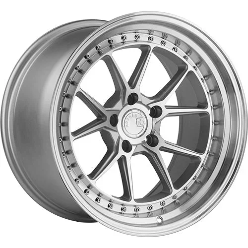 AodHan Wheels DS08 Silver w/ Machined Spoke Faces & Lip 19×9.5 | 5×114.3 (DS81995511422SMF)